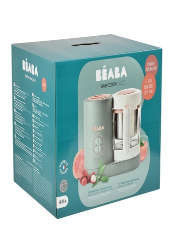 BEABA green BÉABA - Babycook Neo - 4-in-1 Baby Food Processer, Blender and Cooker Eucalyptus 1F353ESDBD048AGS_1