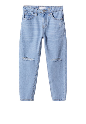smugling Tåget vitamin MANGO KIDS Dad Decorative Ripped Jeans 2023 | Buy MANGO KIDS Online |  ZALORA Hong Kong