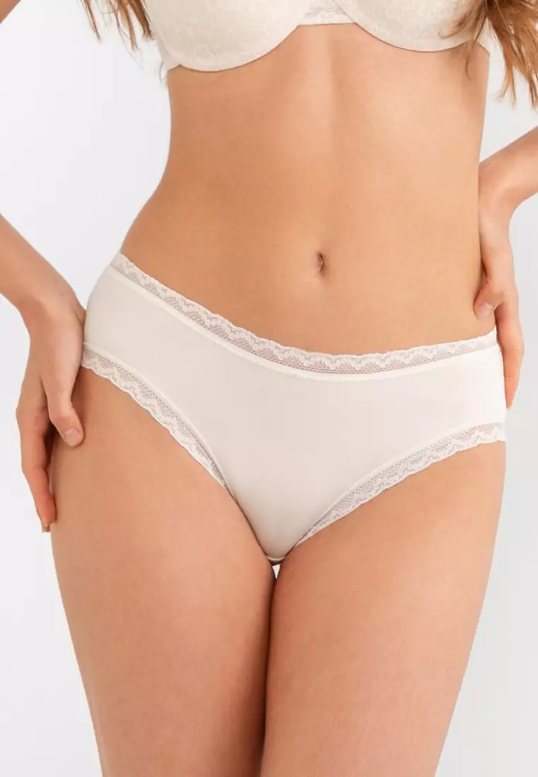Penti Lace Trim Hipster Panties 2024 | Buy Penti Online | ZALORA Hong Kong