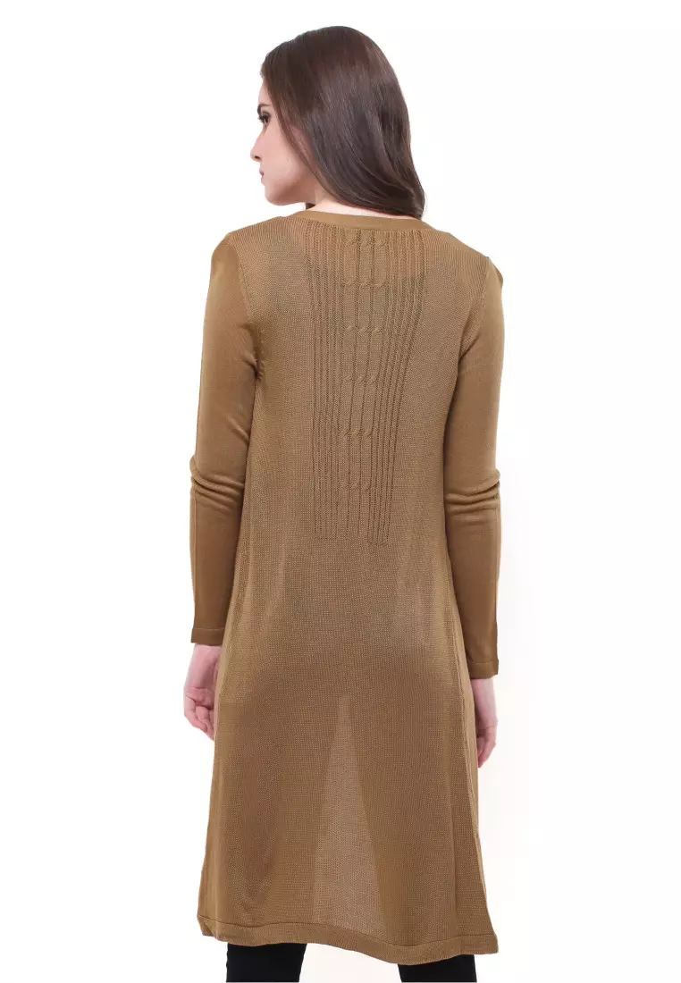 LGS - Sweater Wanita - Cardigan Lengan Panjang - Coklat - LST.360.U700.099.CLS