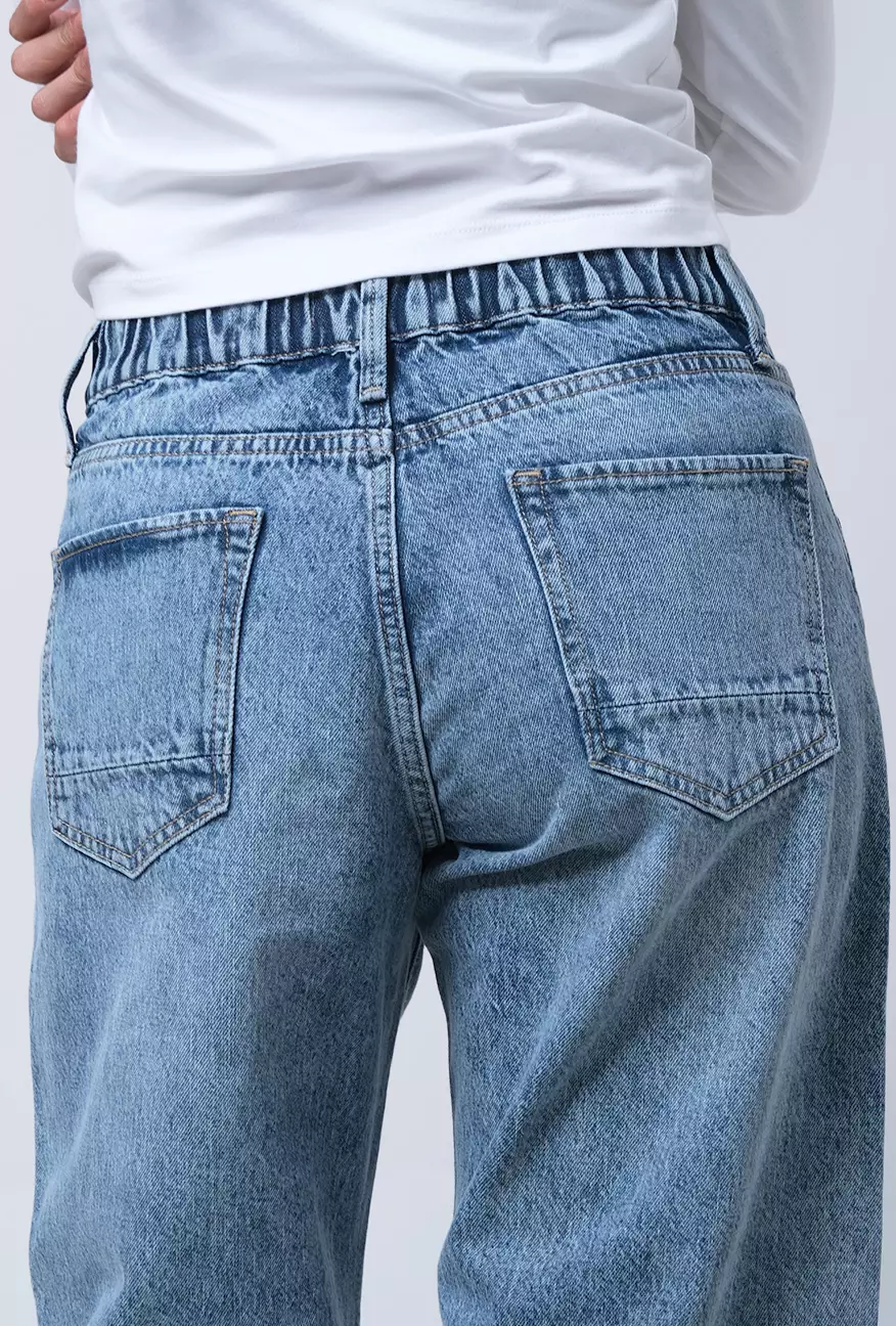 Celana Jeans Wanita Loose K2 Series Light Blue