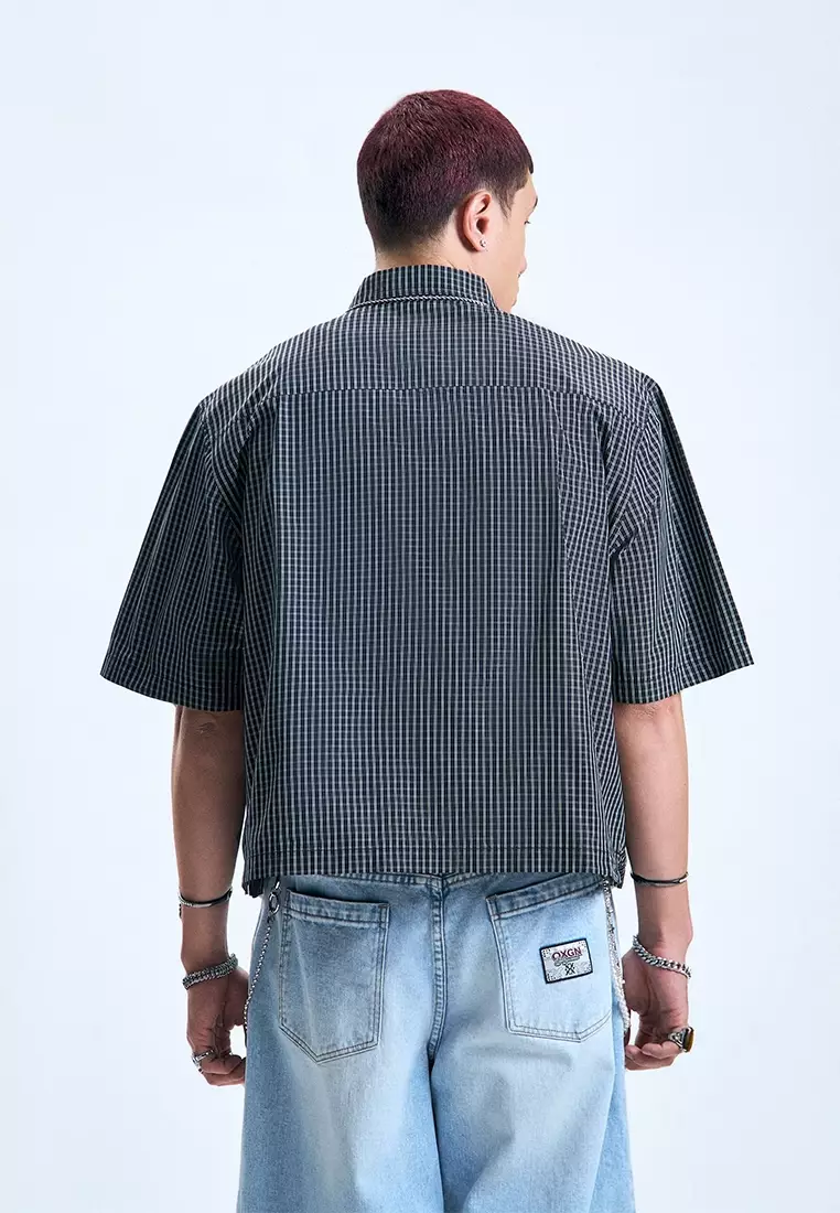 Checkered Boxy Shirt