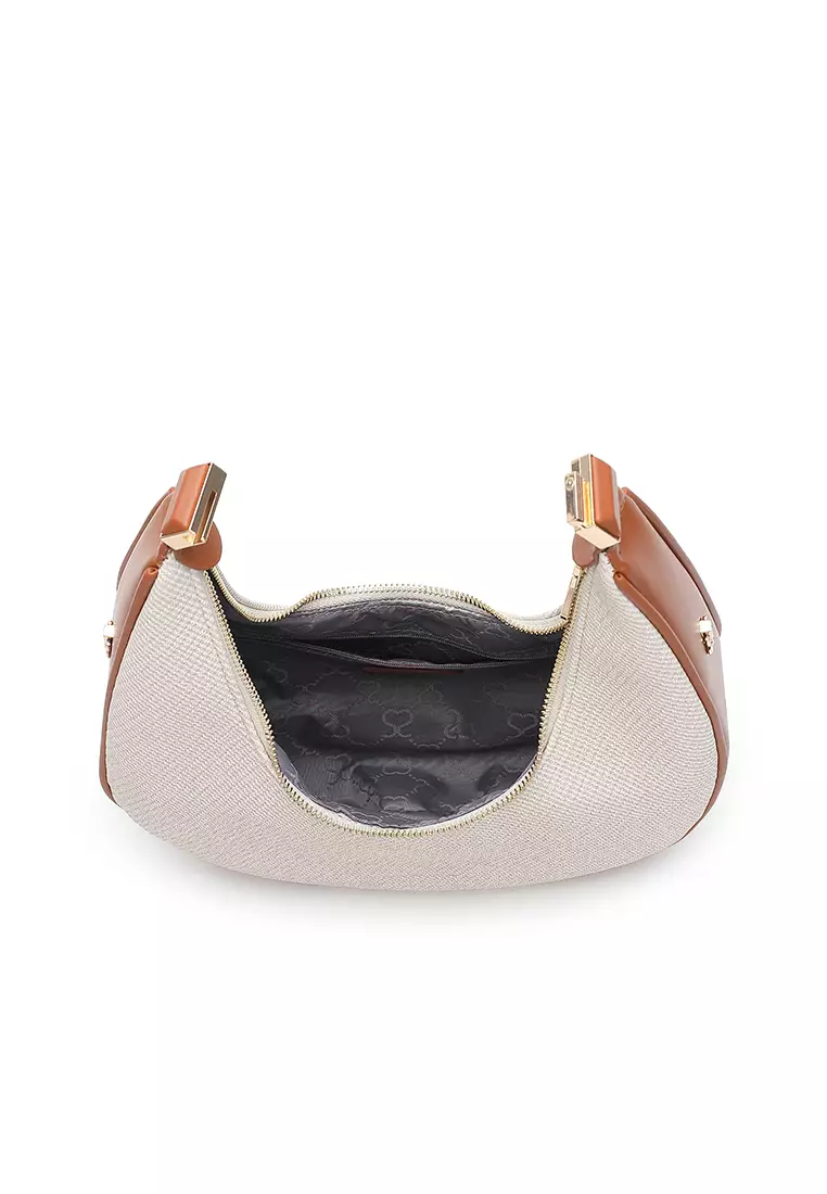 Women's Top Handle Bag / Sling Bag / Crossbody Bag / Shoulder Bag - Off White
