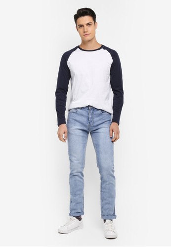 Jual Factorie Long Sleeve Raglan Tee Original ZALORA 