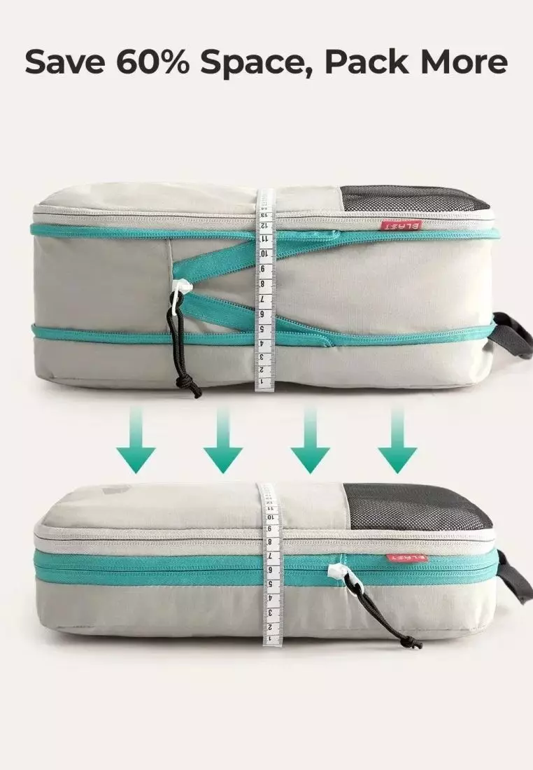 Bagsmart Blast 6-In-1 Compression Packing Cubes (Peyote)