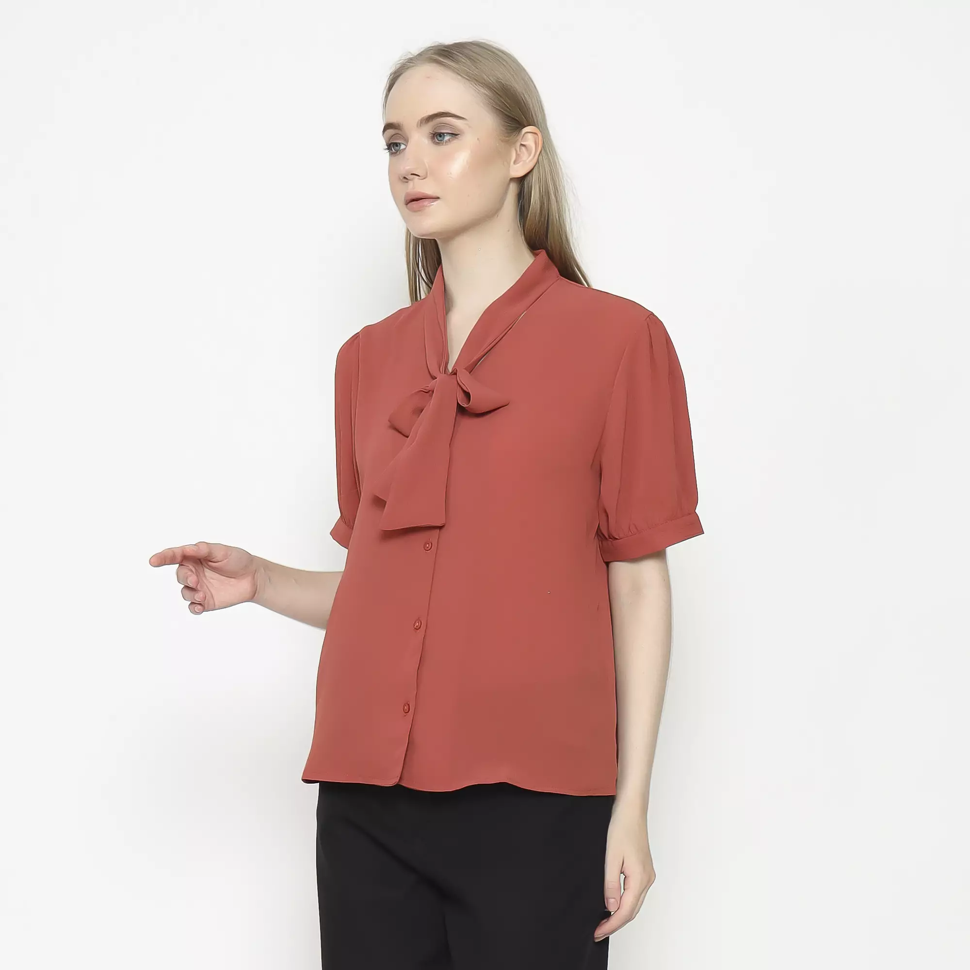 Urban Exchange Anna Blouse Terracota