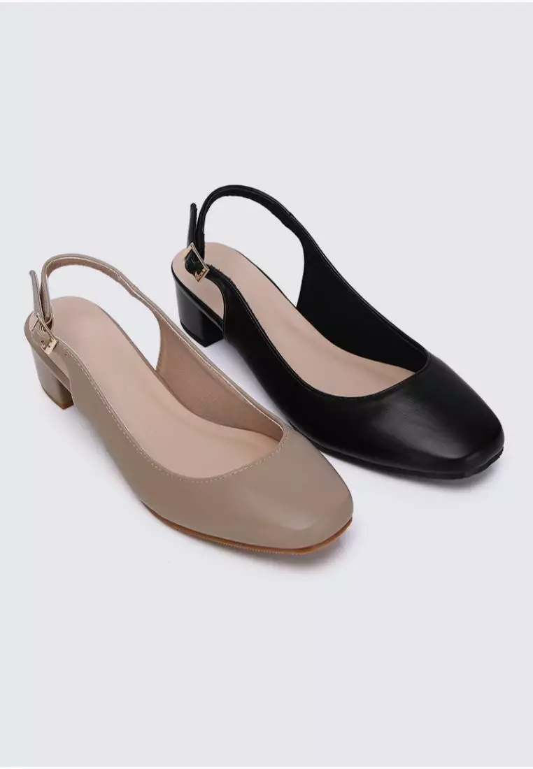 Palmer Comfy Heels In Black