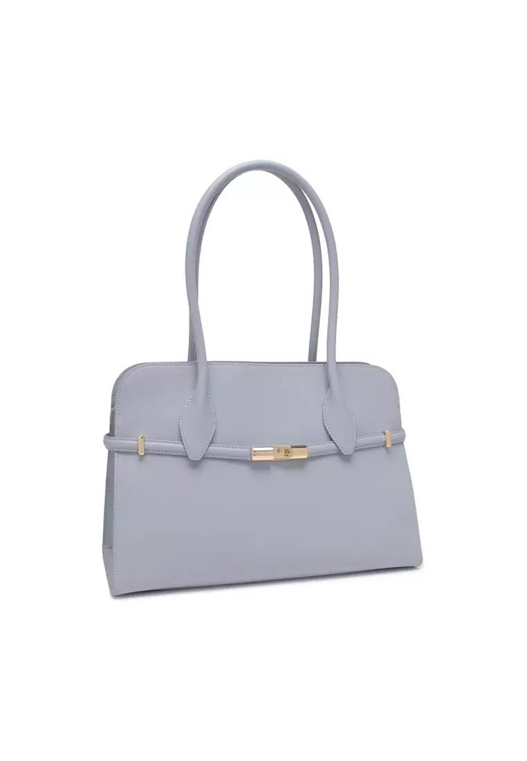 女士手提包藍灰色WB01504 BX3104