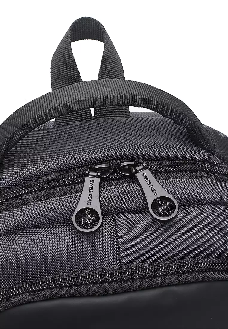 Men's Waist Bag / Belt Bag / Chest Bag (Tas Pinggang / Tas Dada Pria) - Abu-abu