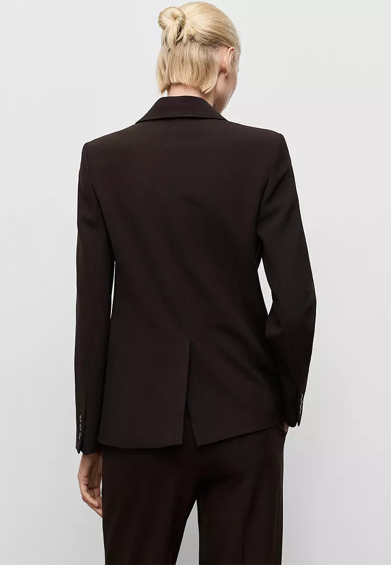 Straight-Fit Suit Jacket