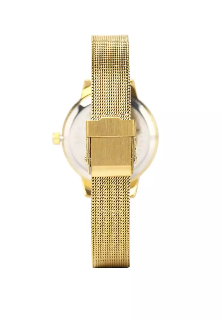 Buy Milliot & Co Eudora Gold Mesh Strap Watch 2023 Online ZALORA