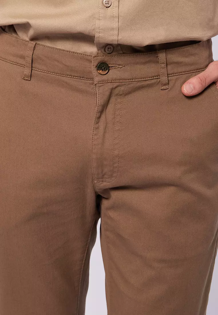 Slim Tapered Ankle Chinos Pants