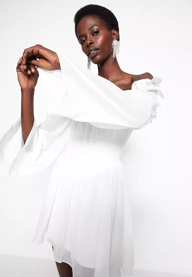 Chiffon Mini Dress