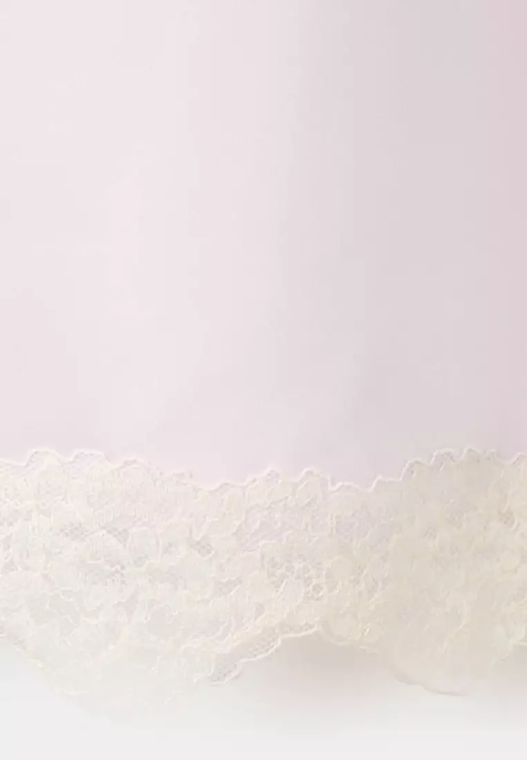 Lace Detail Satin Top