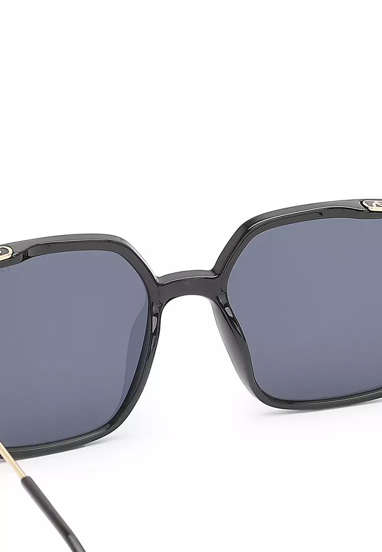 Unisex Fashion Sunglasses - Glossy Black / Grey