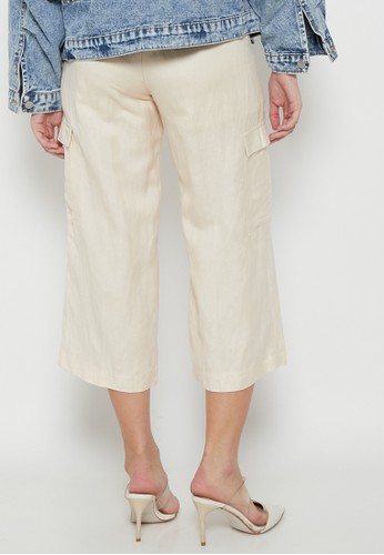 Jual Odiva  Woman RALINE POCKET CULOTTES CREAM Original 