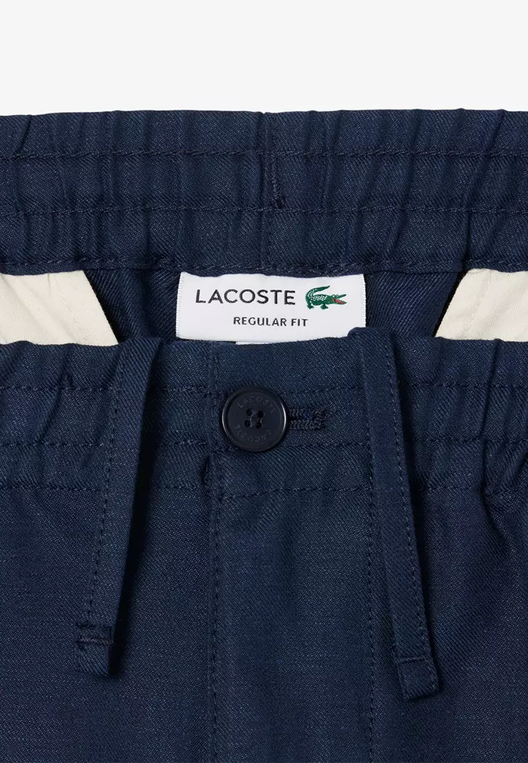 Regular Fit Wool Blend Shorts