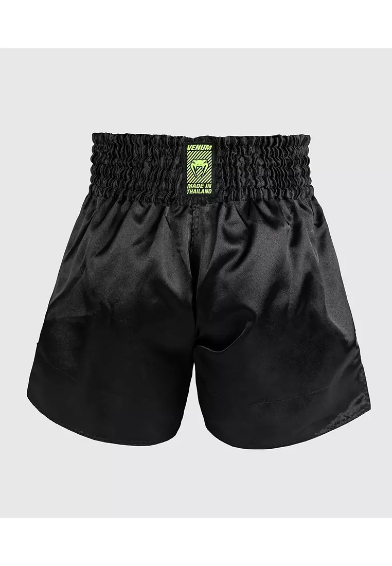 Venum Classic Evo Muay Thai Shorts - Black/ Neon Yellow