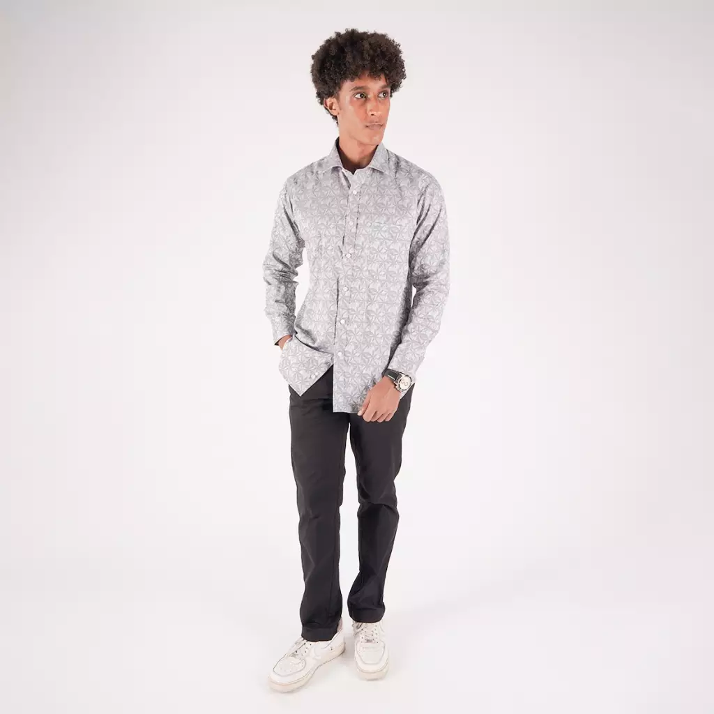 Kemeja Guy Laroche Lengan Panjang Bentley Dre Print