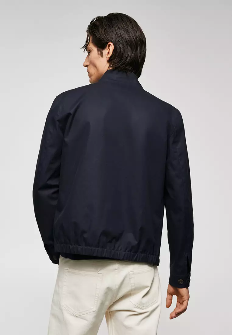 Buy MANGO Man 100 Cotton Bomber Jacket Online ZALORA Malaysia