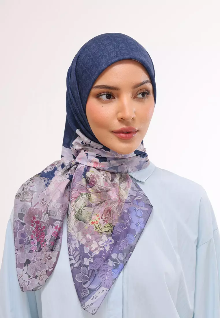 Ria Miranda Navy Genna Scarf