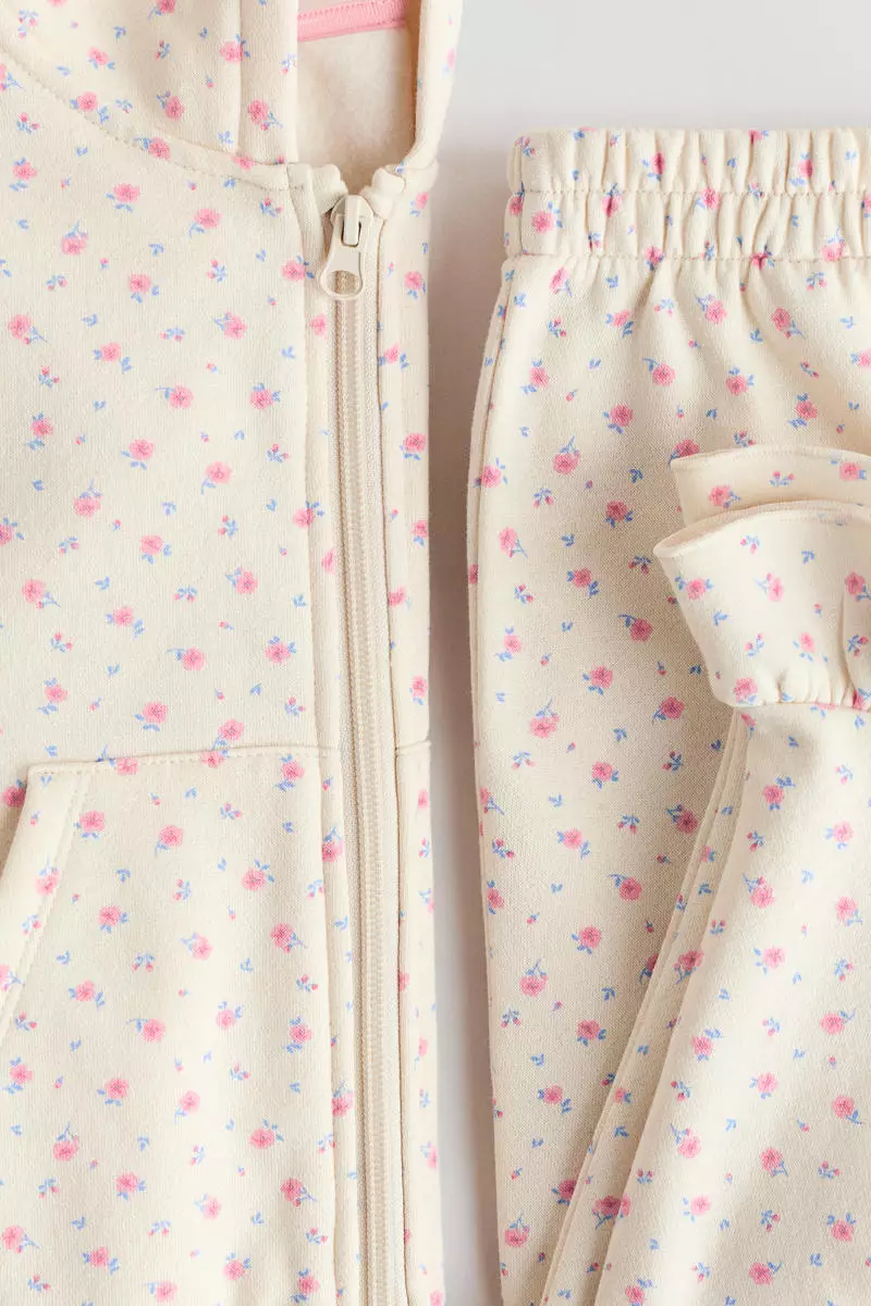 2-piece printed sweatshirt set