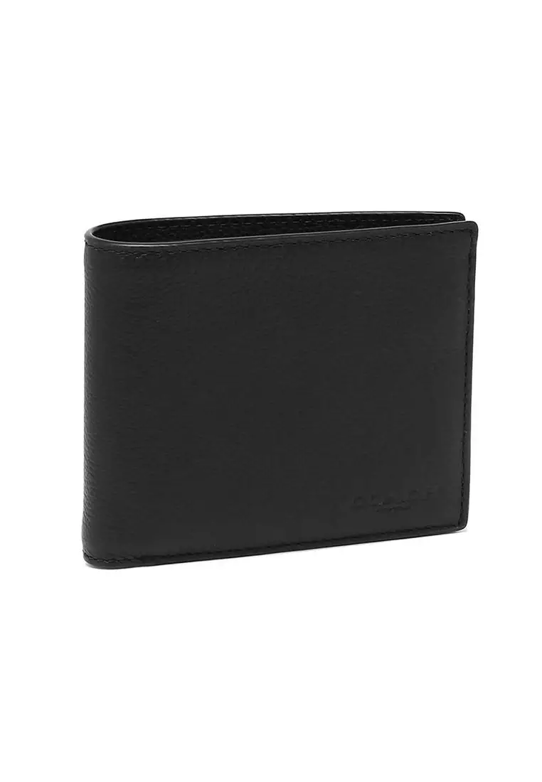 Coach Men's PVC Short Wallet (black CQBK)