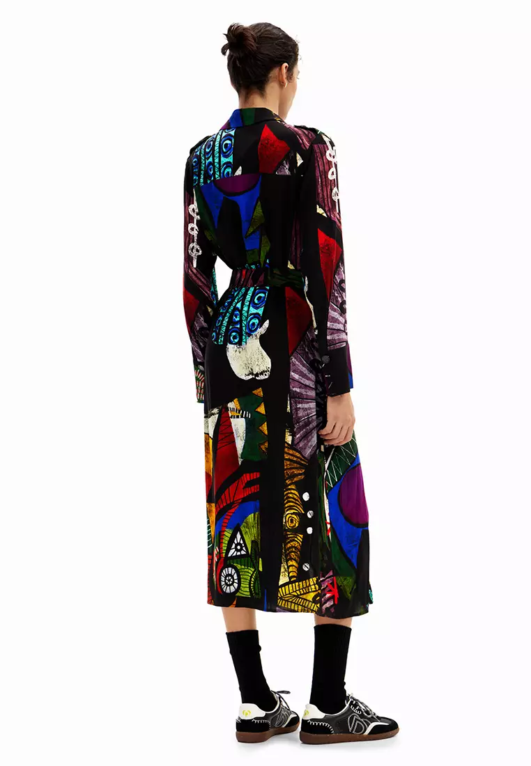 Desigual Woman M. Christian Lacroix midi shirt dress .