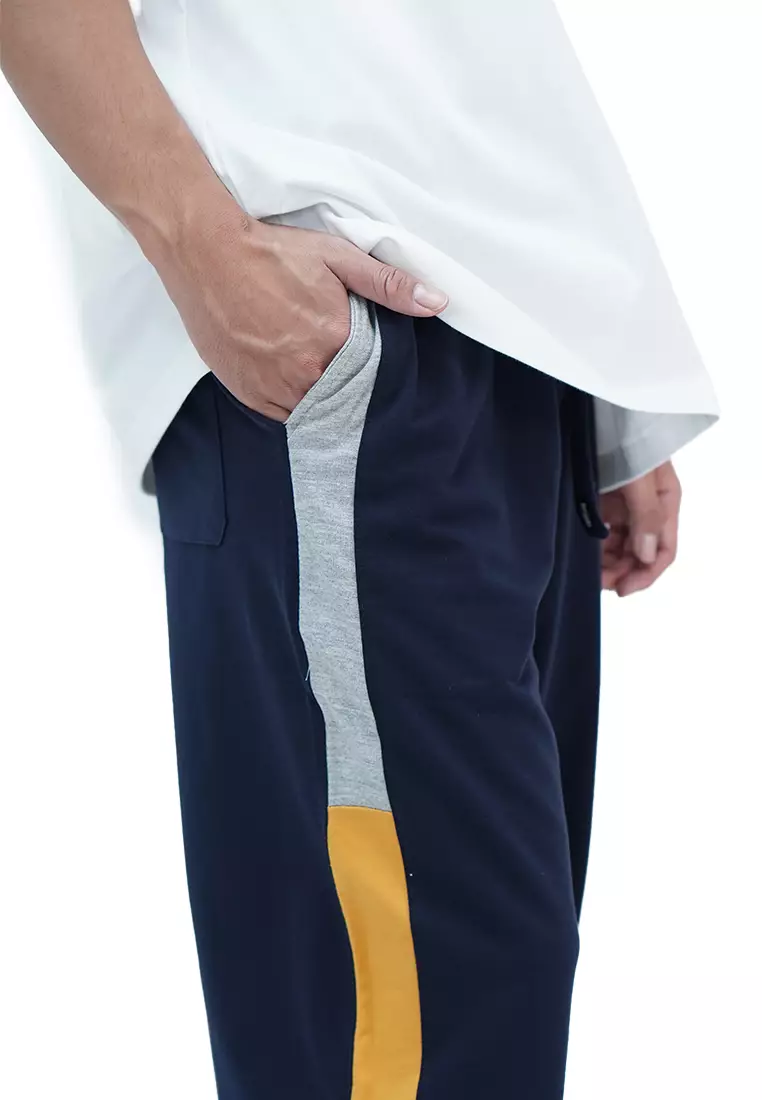 Ryusei Celana Baggy Pria Hayashi Ka Navy