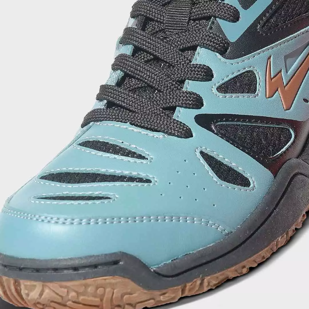 Eagle Sepatu Badminton Vibra - ABU TUA/HITAM