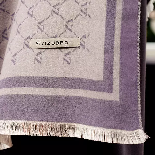 VZ Monogram Long Shawl