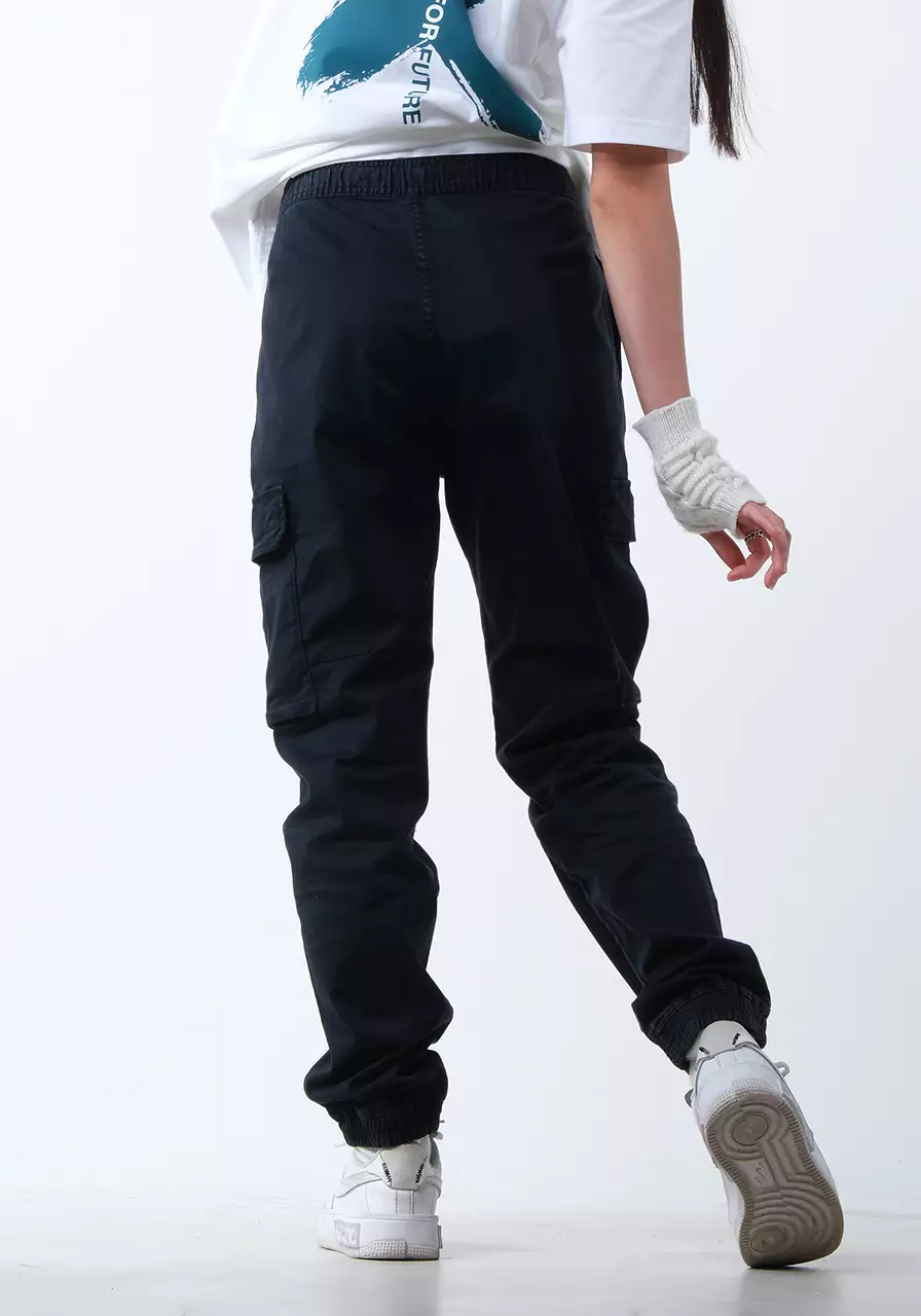 Celana Panjang Joger Wanita Amber Dark Grey