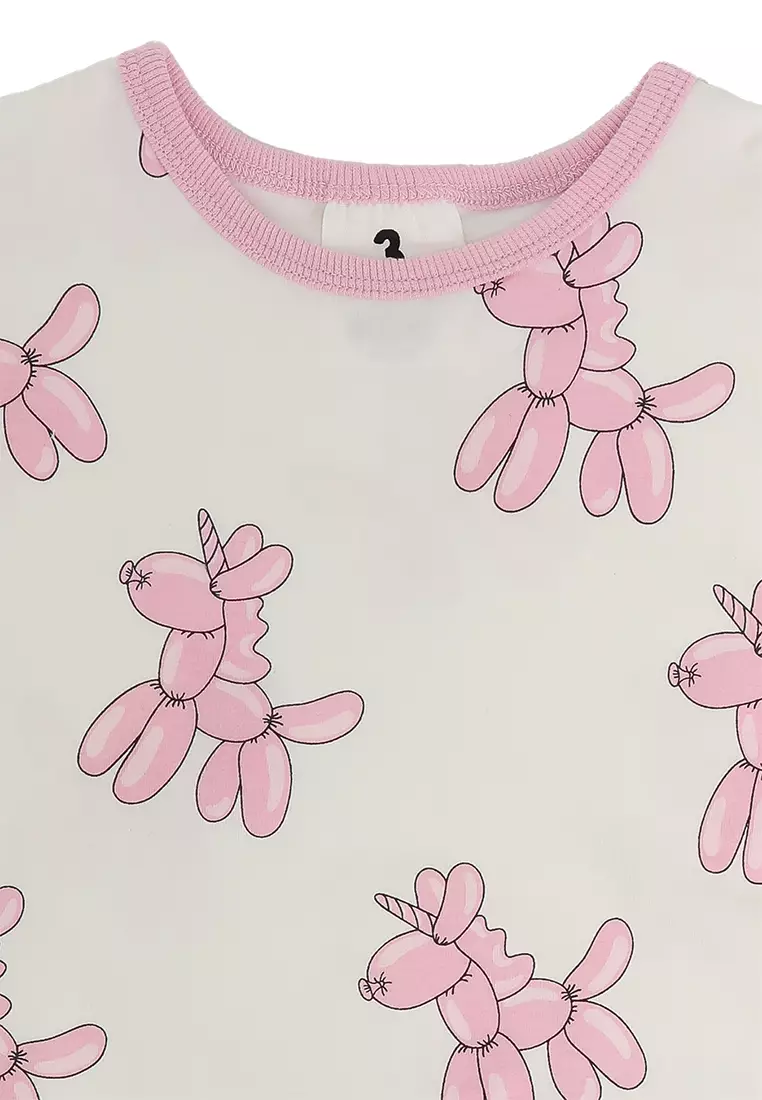 Stacey Short Sleeves Flutter Pyjama Set