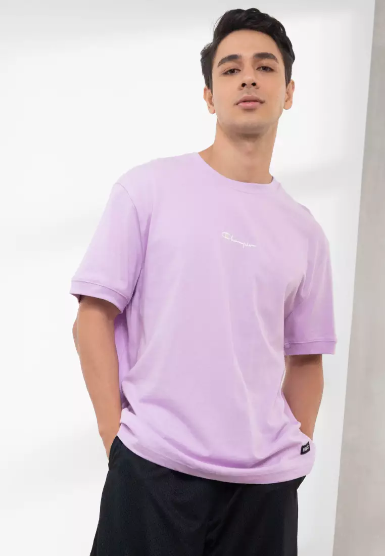 Buy Champion US Line Mid WT Tee Paleirispurple 2024 Online