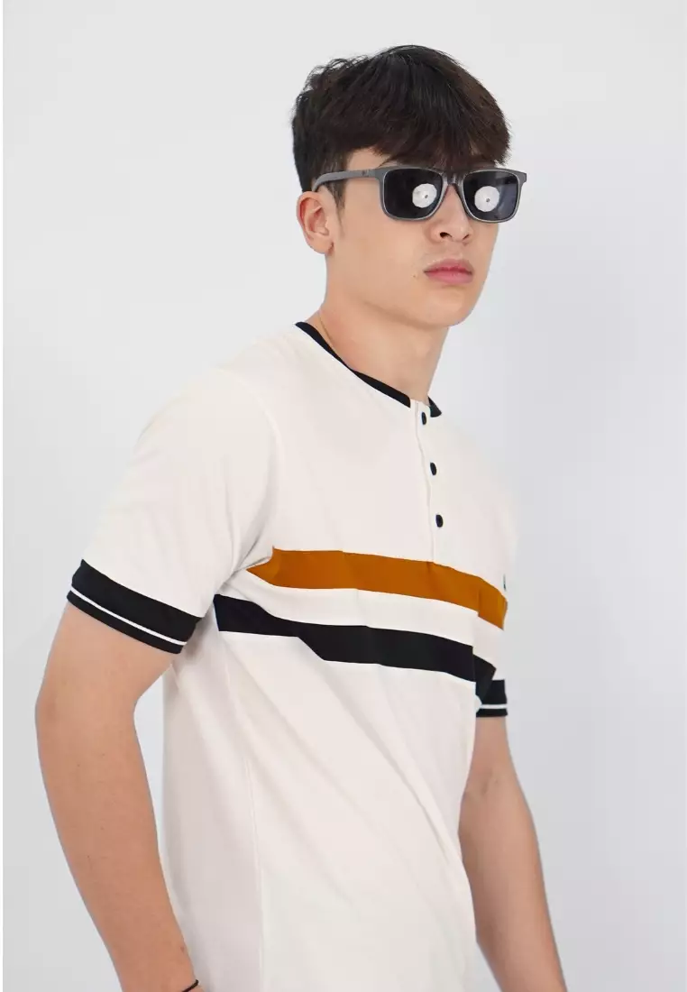 Ryusei Tshirt Takatsuki Button CMB White