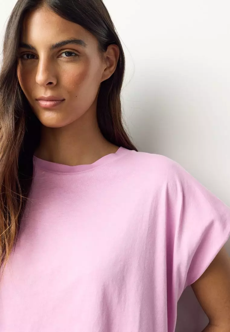 Cotton Modal Cap Sleeve TENCEL™ Modal Blend T-Shirt