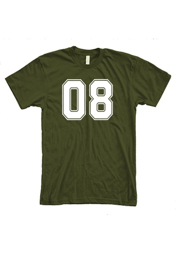 MRL Prints green Number Shirt 08 T-Shirt Customized Jersey 748F8AA8104924GS_1