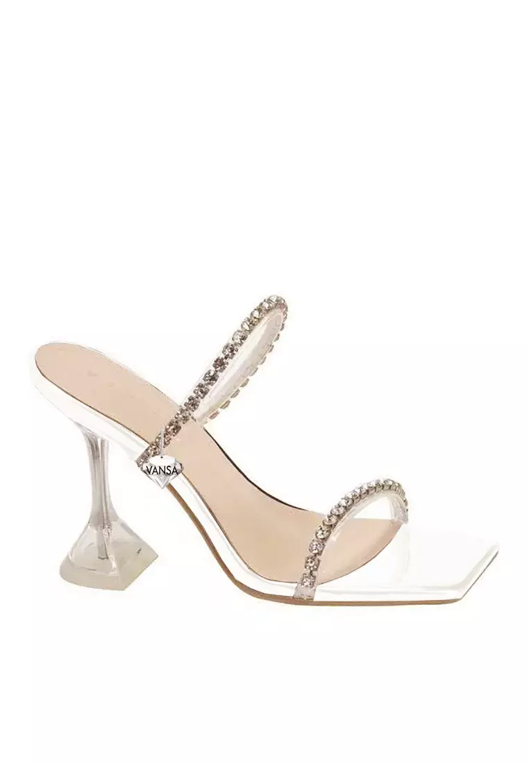 Discount on Twenty Eight Shoes  shoes - SKU: VANSA Fashion Imitation Diamond Chain High Heel Sandals VSW-S-C888.7