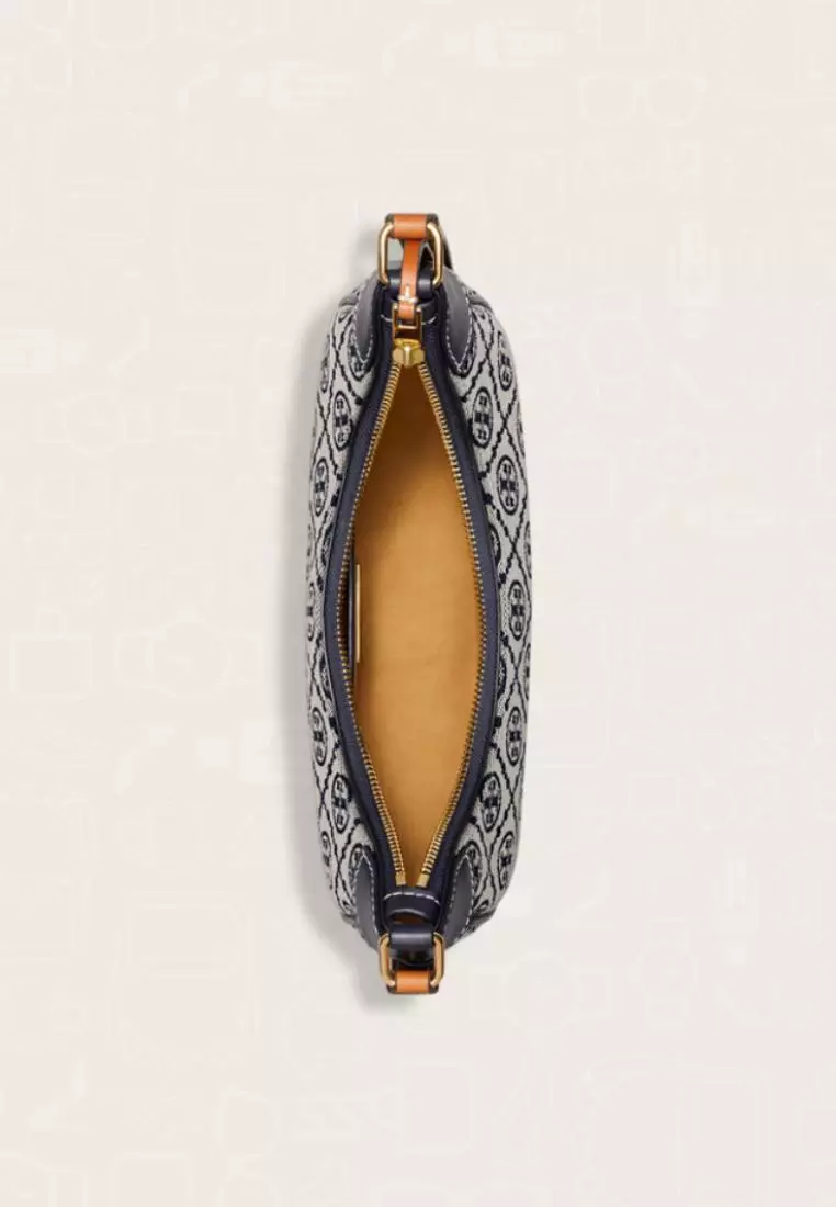 Tory Burch T Monogram Crescent Bag Tory Navy