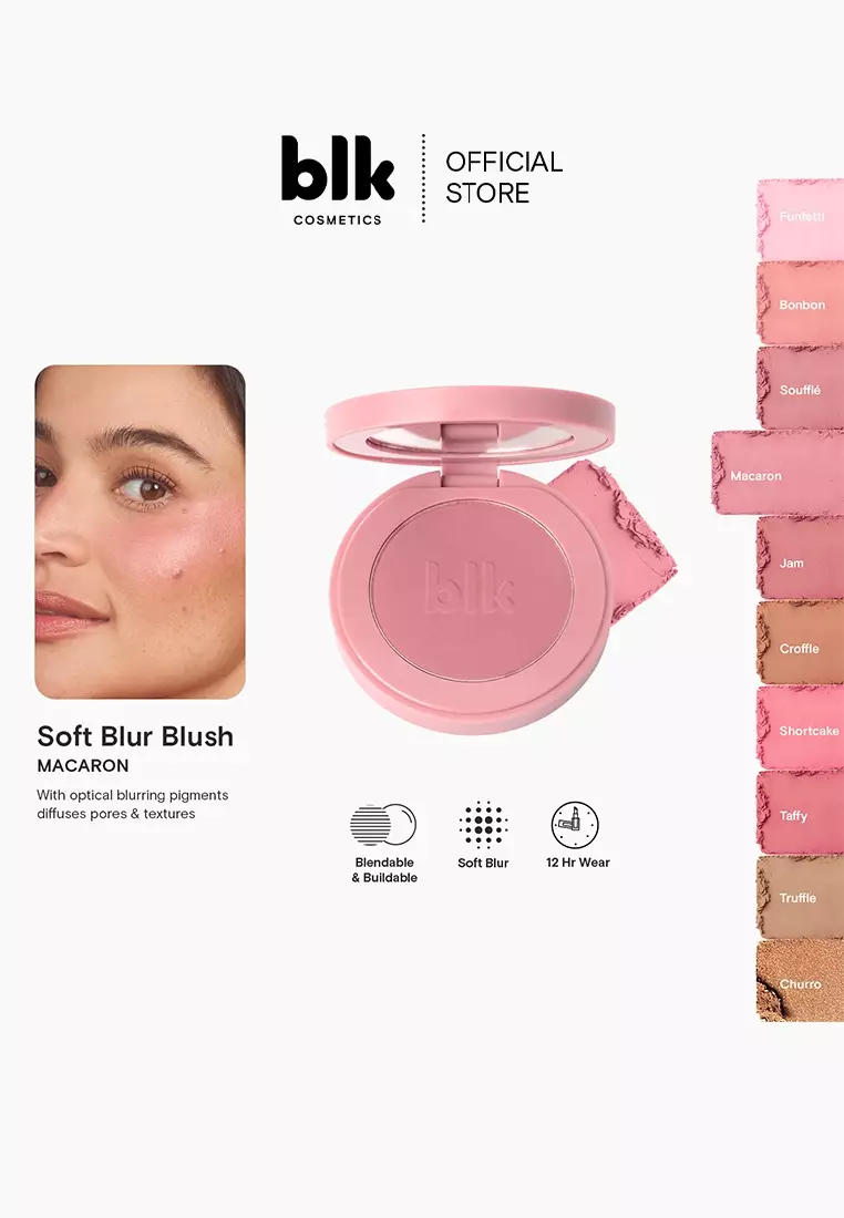 Discount on blk cosmetics  shoes - SKU: Blk Cosmetics Soft Blur Powder Blush Macaron
