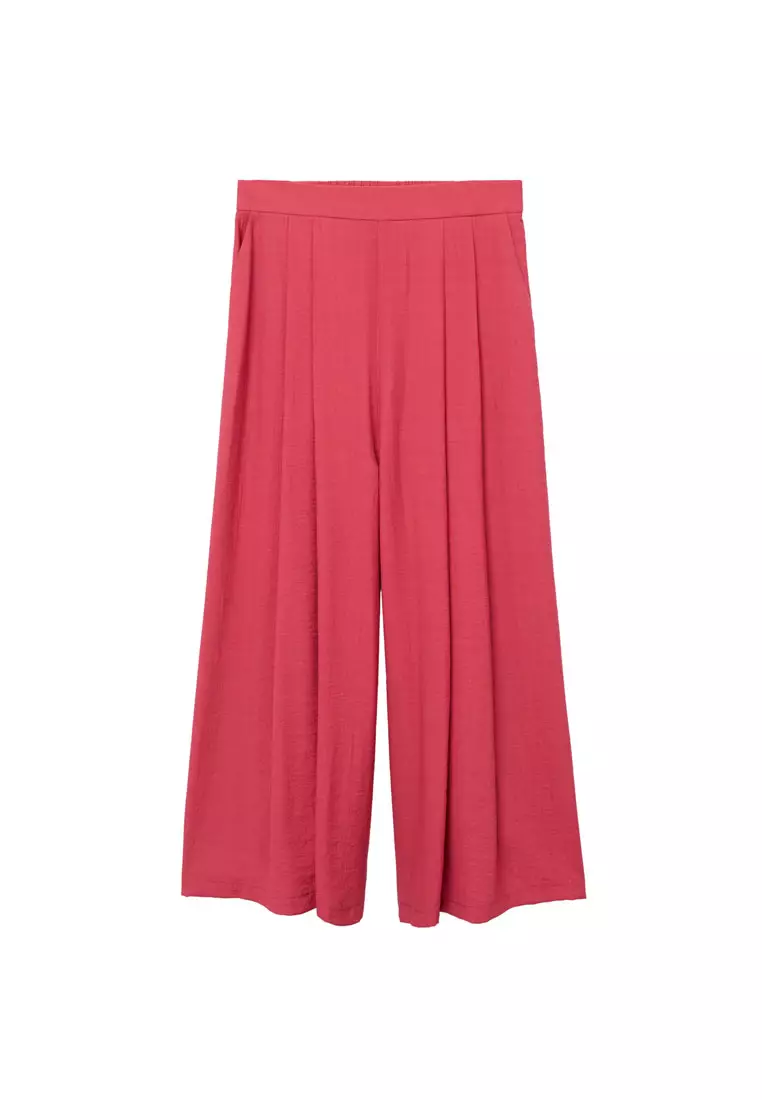 box pleated culotte - orange main image 1