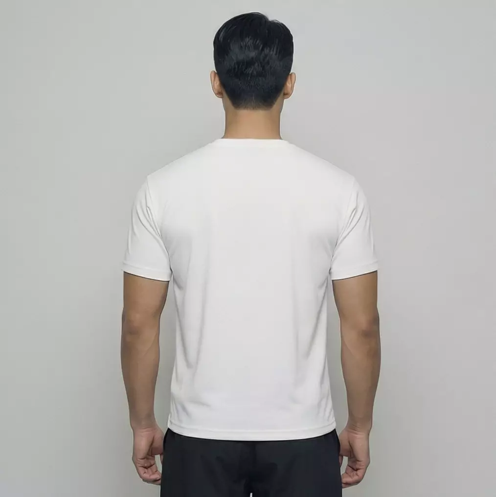 THIRDDAY Kaos Fitted Tee Pria Scubalux Polos Putih MTZ32