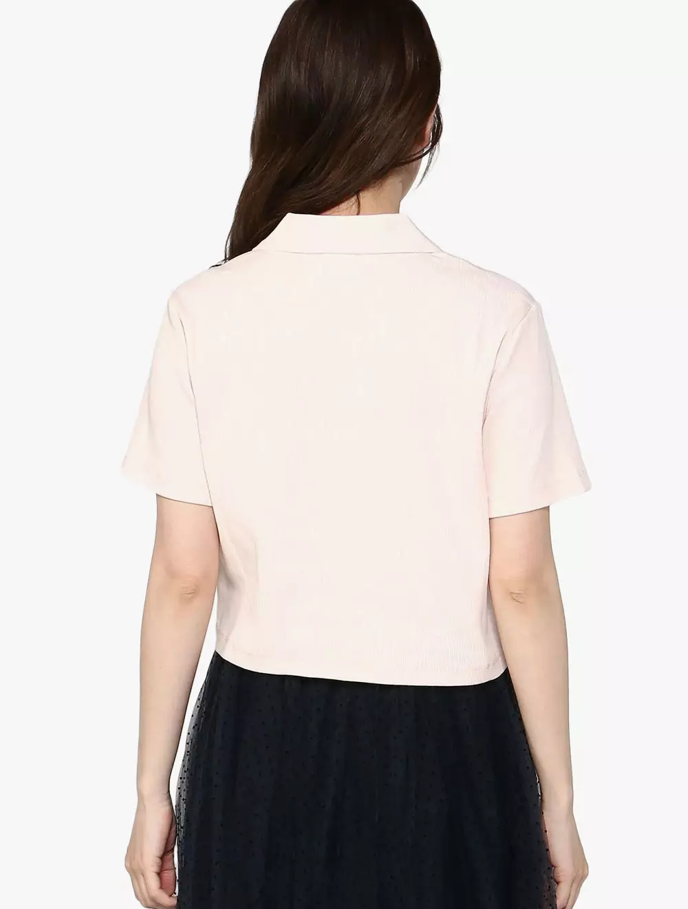 Calvin Klein - Cotton Contour Rib Polo Shirt - Pink