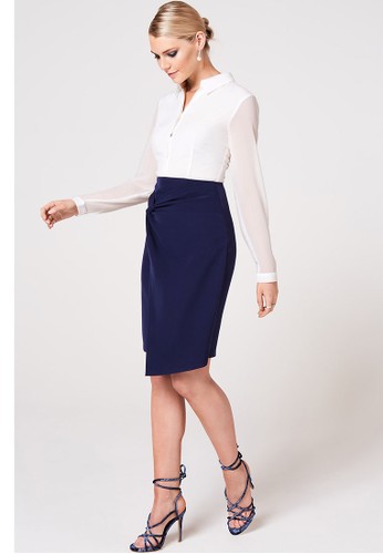 Jual Paper Dolls 2 In 1 Shirt Dress Original Zalora Indonesia