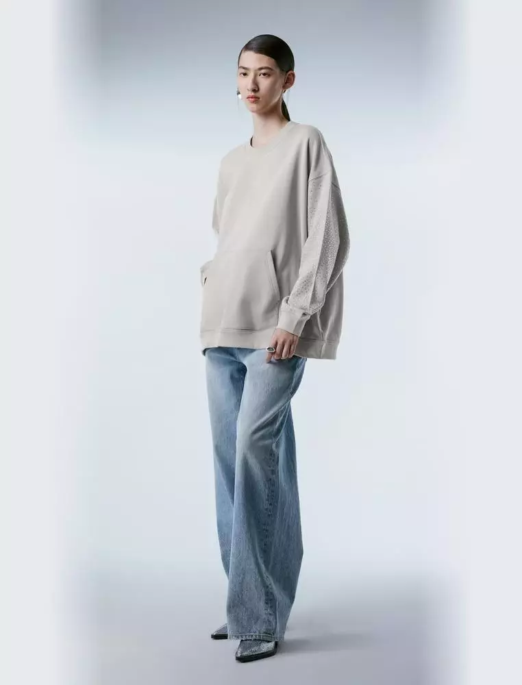   Long Sleeve Pullover Knit Sweater