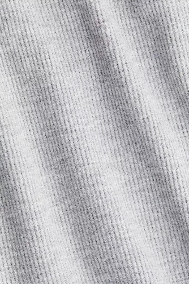 Waffled drawstring trousers