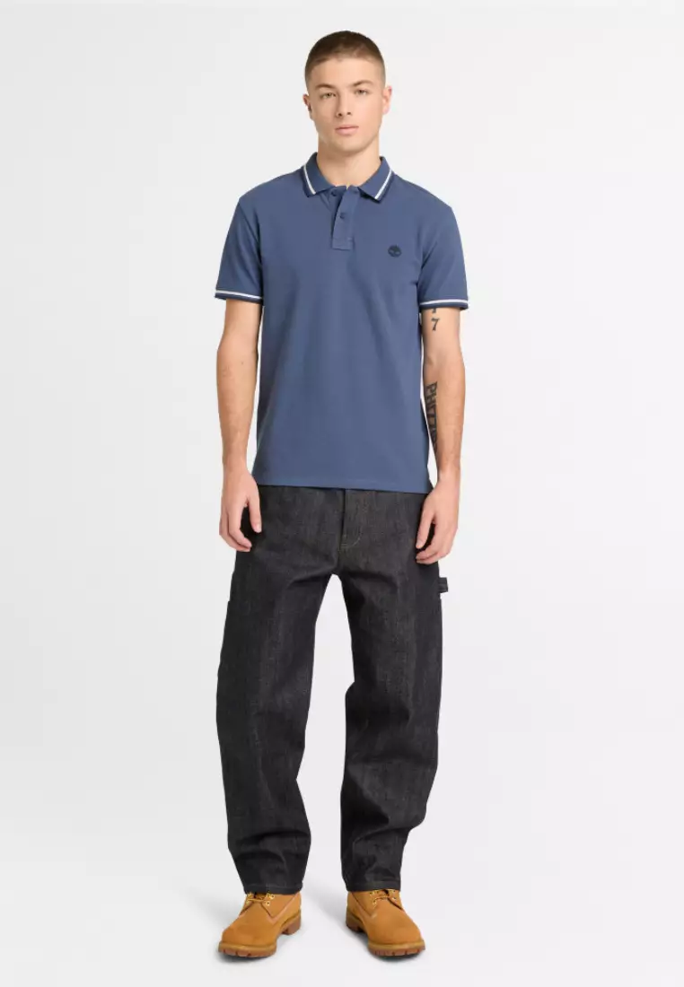 Men's Oyster River Tipped Short-Sleeve Polo