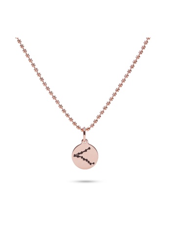 Millenne silver MILLENNE Match The Stars Pisces Celestial Constellation Rose Gold Pendant with 925 Sterling Silver 79F5BAC34AA1A4GS_1