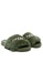London Rag green Metal Chain Detail Fur Slides in Olive 4604CSH1C2A35EGS_2