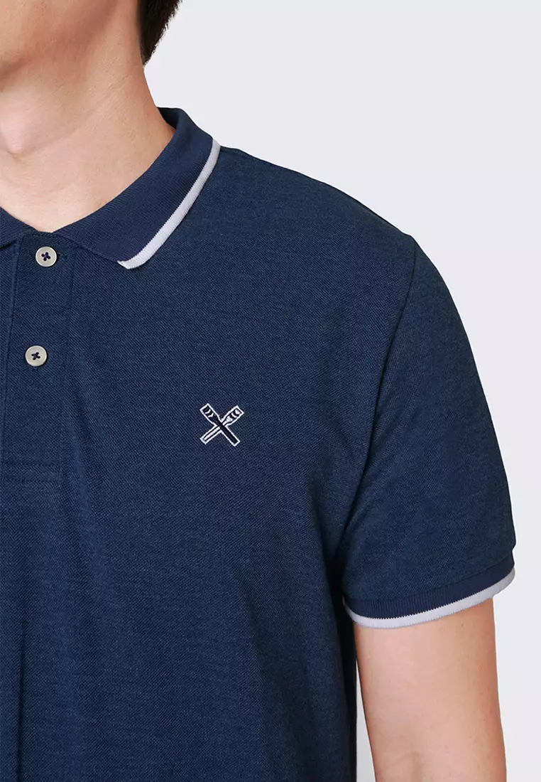 Polo Pique With Contrast Trim